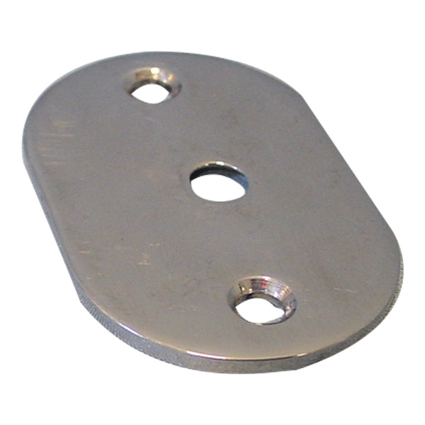 Underplade RF stål oval 64 x 42mm