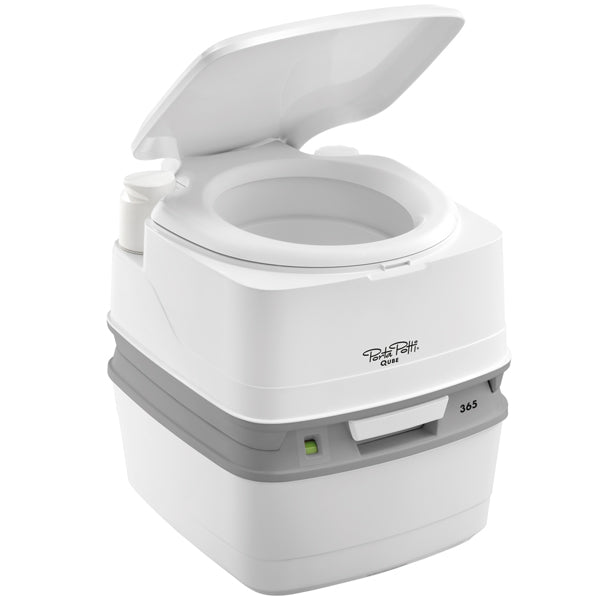 Porta potti toilet qube 335 hvid med dørk beslag