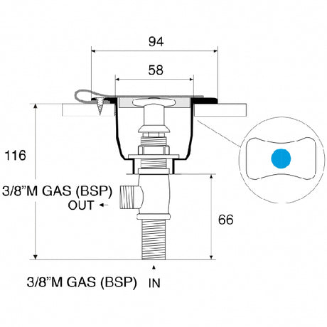 Stop hane RR3010