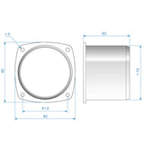 Roca slangeadapter til ventilator1100175