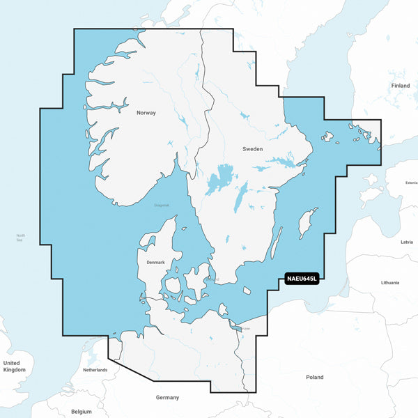 Navionics+ Large Danmark EU645L SD/MSD