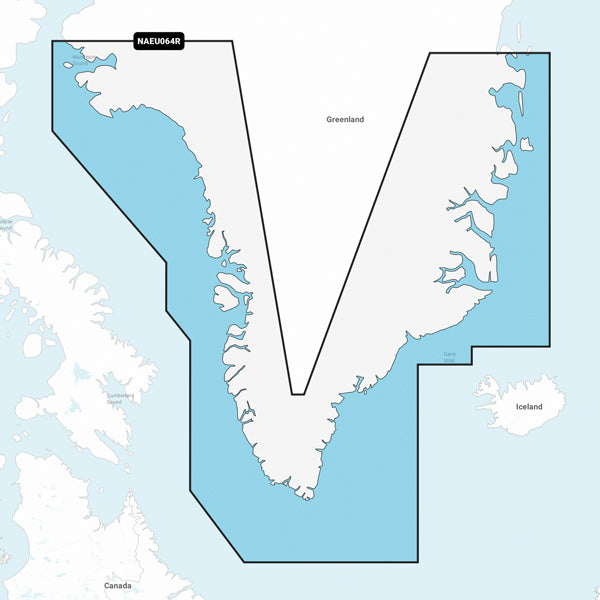 Navionics+ Regular Grønland preloaded sd/msd kort