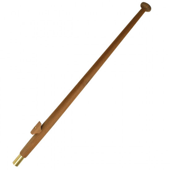 1852 Flagspil i teak 120 cm bøsning; Ø25mm, L-100mm