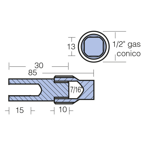 Tecnoseal Volvo motorzink komplet 40/35 x Ø17