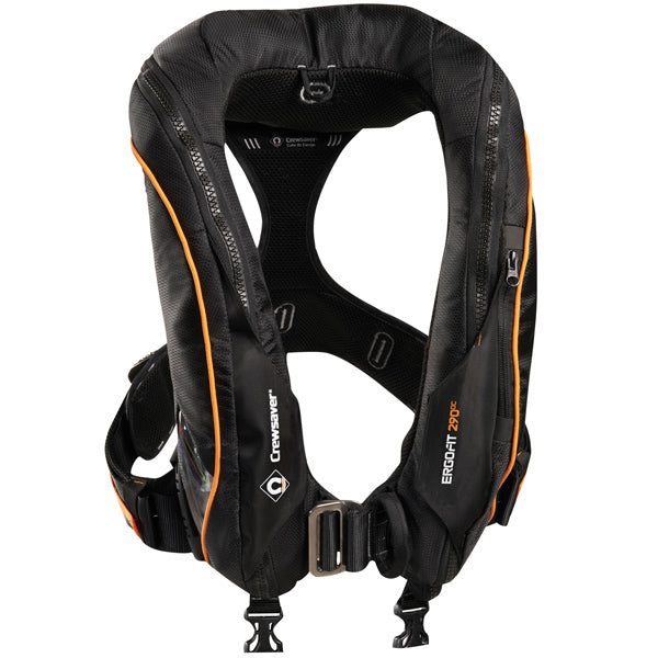 Crewsaver Ergofit 290N Ocean hammer mekanisme, sort, D-ring