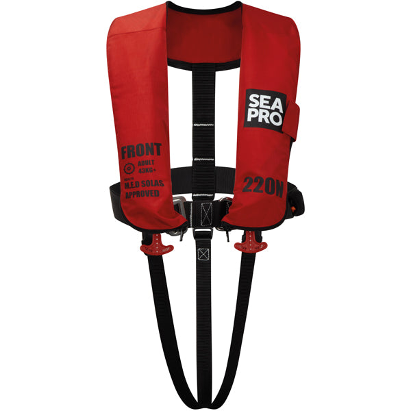 Seapro 220n solas vest red med harness