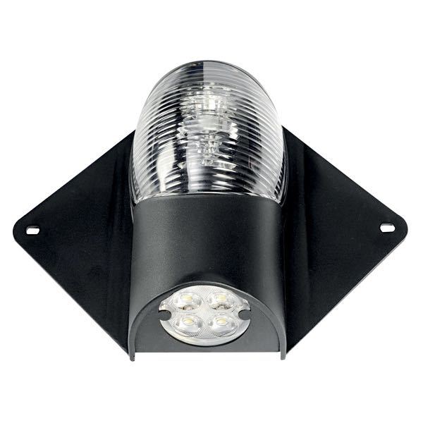 Led toplanterne 2w/dæklys 4x1w, 12/24v indtil 20m