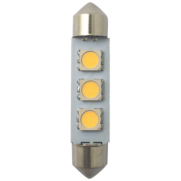 1852 LED pinolpære 42mm 10-36vdc 0,6/5W - 2 pak