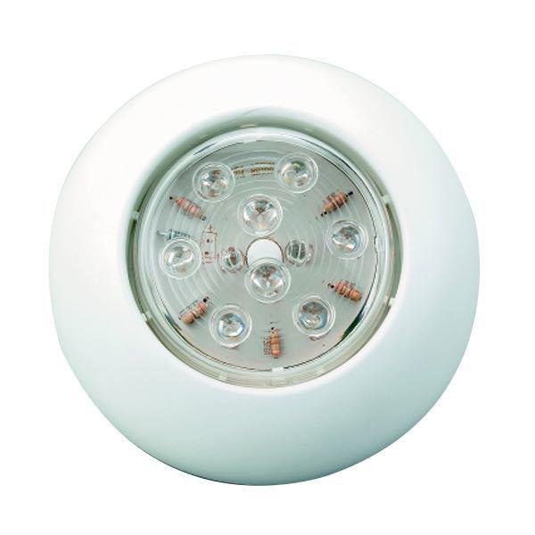 Led lampe med push.12V -hvid lys