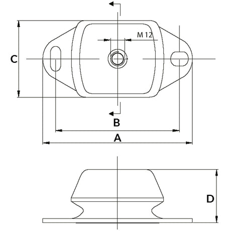 Motorophæng 90kgshore65 12mm