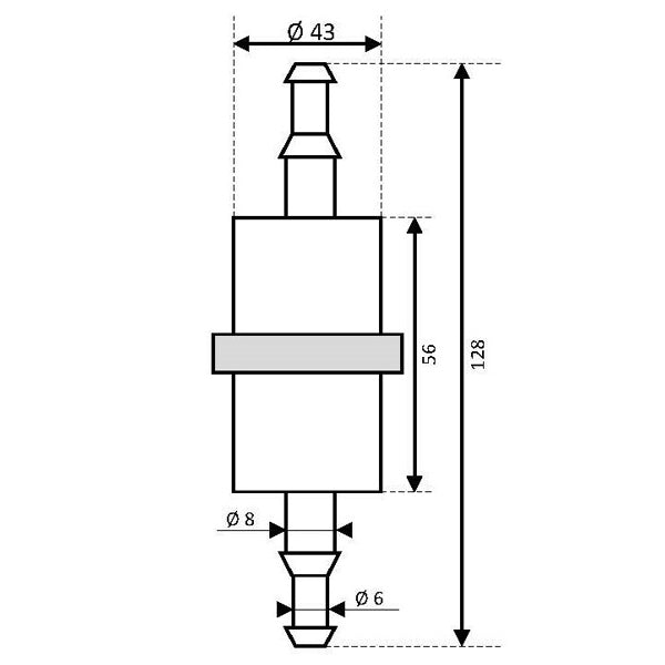 Filter benzin til 2000-3500cc