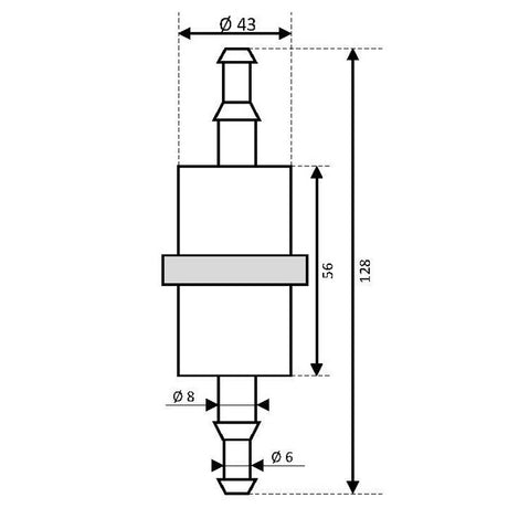 Filter benzin til 2000-3500cc