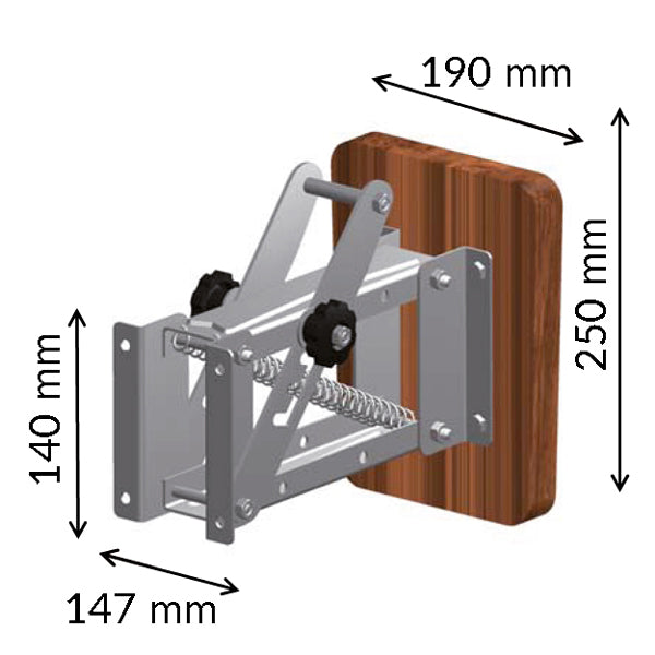 Motorhæve beslag-max 8hk/30kg