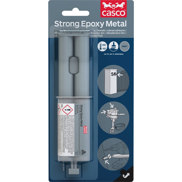 Casco Strong Epoxy Metal Duo sprøjte á 24 ml