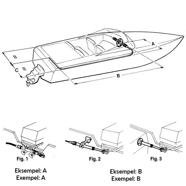 Ultraflex Styrekabel M58