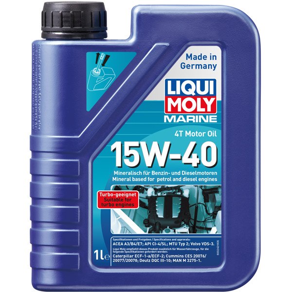 LIQUI MOLY MARINE 4T MOTOR OLIE 15W-40